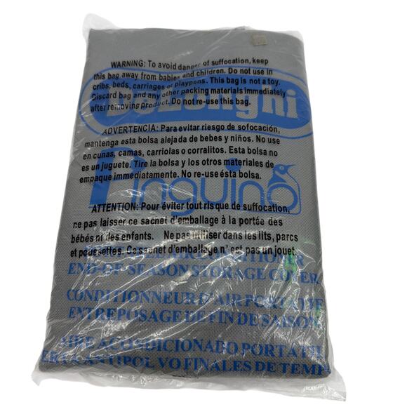 DeLonghi Portable Air Conditioner End-of-Season Dust Storage Cover Gray - Picture 1 of 4